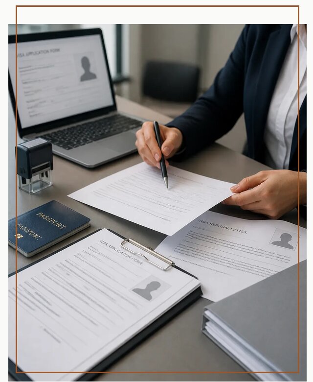 Повторная подача документов после отказа в визе в Муравленке