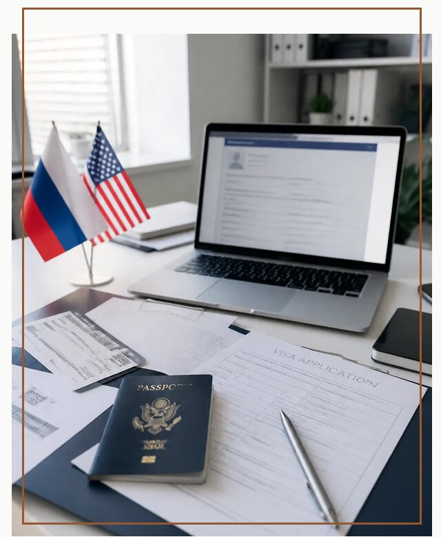 Оформление визы в США для туристов и бизнеса в Муравленке