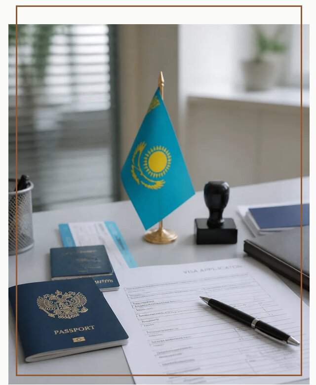 Оформление визы в Казахстан для поездки и работы в Муравленке